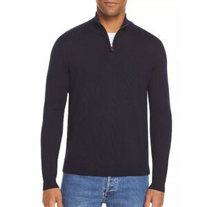 The Men's Store at Bloomingdale's Quarter-Zip Merino Wool Sweater